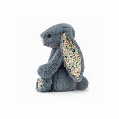 Jellycat Blossom Dusky Blue Bunnies New Zealand | BQUGC9248